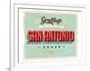 Welcome To San Antonio-null-Framed Art Print