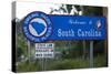 Welcome to South Carolina Sign-Paul Souders-Stretched Canvas