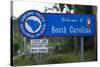 Welcome to South Carolina Sign-Paul Souders-Stretched Canvas