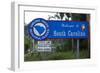 Welcome to South Carolina Sign-Paul Souders-Framed Photographic Print