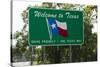 Welcome to Texas Sign-Paul Souders-Stretched Canvas