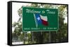 Welcome to Texas Sign-Paul Souders-Framed Stretched Canvas