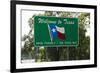 Welcome to Texas Sign-Paul Souders-Framed Photographic Print