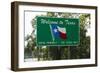 Welcome to Texas Sign-Paul Souders-Framed Photographic Print