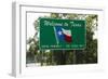 Welcome to Texas Sign-Paul Souders-Framed Photographic Print