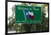 Welcome to Texas Sign-Paul Souders-Framed Photographic Print