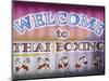 Welcome To Thai Boxing, Chiang Mai, Thailand-Adam Jones-Mounted Photographic Print