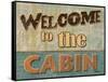 Welcome to the Cabin-Todd Williams-Framed Stretched Canvas