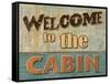 Welcome to the Cabin-Todd Williams-Framed Stretched Canvas