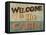 Welcome to the Cabin-Todd Williams-Framed Stretched Canvas