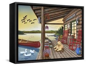 Welcome to the Cabin-Don Engler-Framed Stretched Canvas