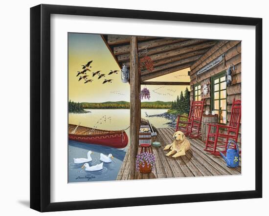 Welcome to the Cabin-Don Engler-Framed Giclee Print