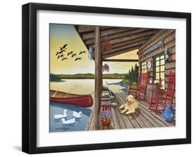 Welcome to the Cabin-Don Engler-Framed Giclee Print