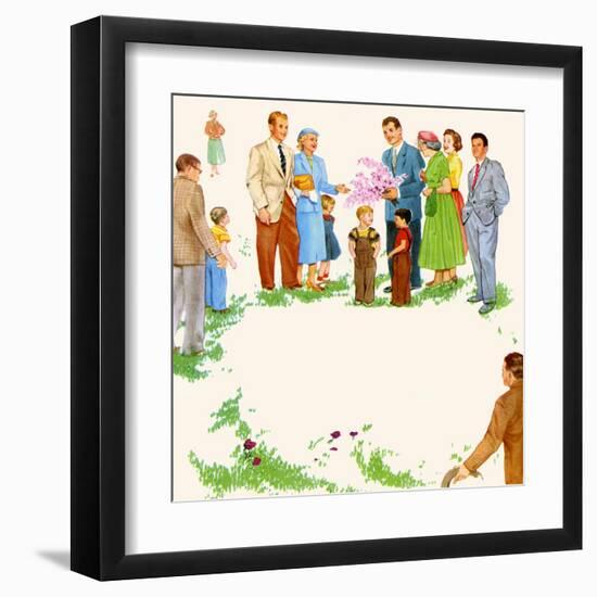 Welcome To The Community-Imogene M. McPherson -Framed Art Print