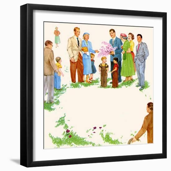 Welcome To The Community-Imogene M. McPherson -Framed Art Print