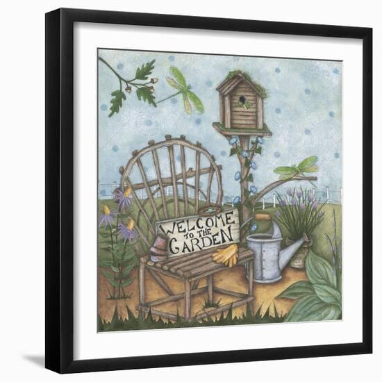 Welcome to the Garden 2-Robin Betterley-Framed Giclee Print