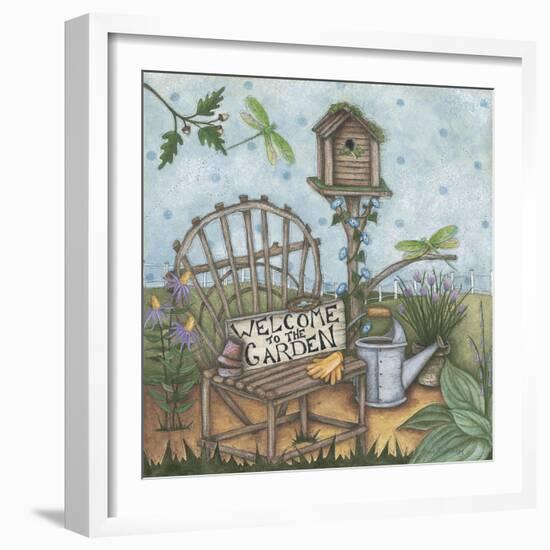 Welcome to the Garden 2-Robin Betterley-Framed Giclee Print