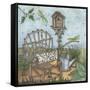 Welcome to the Garden 2-Robin Betterley-Framed Stretched Canvas