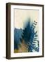 Welcome to the Jungle, Blue 1-Ian Winstanley-Framed Art Print