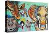 Welcome to the jungle-Karrie Evenson-Stretched Canvas