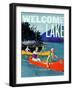 Welcome to the Lake 2-null-Framed Giclee Print