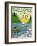 Welcome To The Lake-Cheryl Bartley-Framed Giclee Print