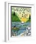 Welcome To The Lake-Cheryl Bartley-Framed Giclee Print