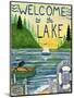 Welcome To The Lake-Cheryl Bartley-Mounted Giclee Print