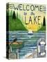 Welcome To The Lake-Cheryl Bartley-Stretched Canvas