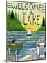 Welcome To The Lake-Cheryl Bartley-Mounted Premium Giclee Print