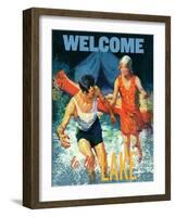 Welcome to the Lake-null-Framed Giclee Print