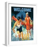 Welcome to the Lake-null-Framed Giclee Print