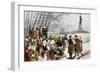 Welcome to the Land of Freedom Illustration-Stefano Bianchetti-Framed Giclee Print