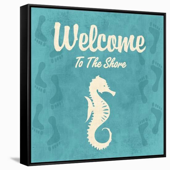 Welcome to the Shore-Piper Ballantyne-Framed Stretched Canvas