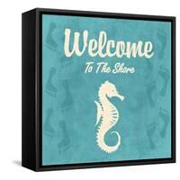 Welcome to the Shore-Piper Ballantyne-Framed Stretched Canvas