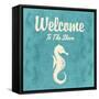 Welcome to the Shore-Piper Ballantyne-Framed Stretched Canvas