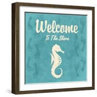 Welcome to the Shore-Piper Ballantyne-Framed Art Print