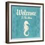 Welcome to the Shore-Piper Ballantyne-Framed Art Print