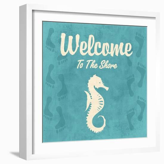 Welcome to the Shore-Piper Ballantyne-Framed Art Print