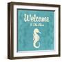 Welcome to the Shore-Piper Ballantyne-Framed Art Print