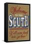 Welcome to the South-Julie Goonan-Framed Stretched Canvas