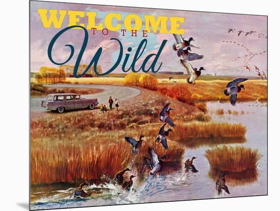 Welcome to the Wild 2-null-Mounted Giclee Print