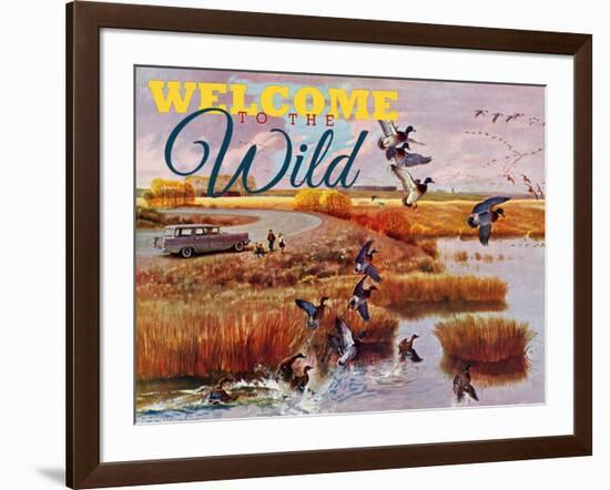 Welcome to the Wild 2-null-Framed Giclee Print