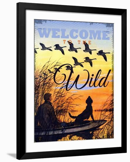 Welcome to the Wild-null-Framed Giclee Print