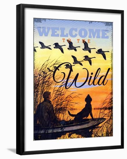 Welcome to the Wild-null-Framed Giclee Print