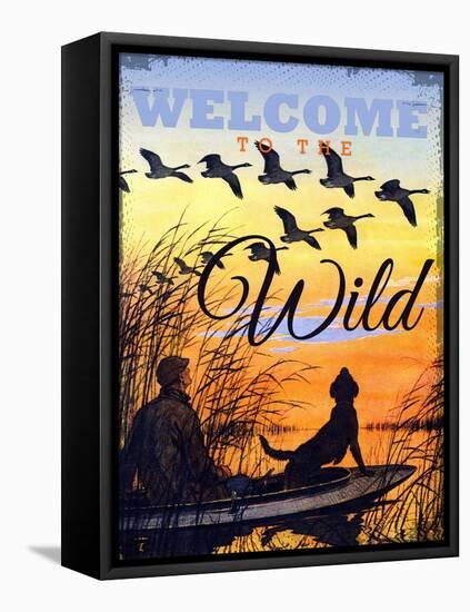 Welcome to the Wild-null-Framed Stretched Canvas