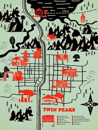 Welcome to Twinpeaks' Poster - Robert Farkas | AllPosters.com