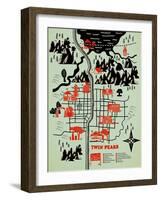 Welcome to Twinpeaks-Robert Farkas-Framed Giclee Print