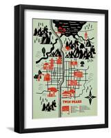 Welcome to Twinpeaks-Robert Farkas-Framed Giclee Print