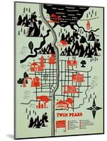 Welcome to Twinpeaks-Robert Farkas-Mounted Giclee Print